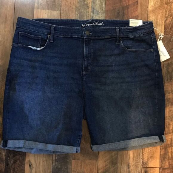 Universal thread New w/tags Bermuda Shorts SZ 26 walking shorts Jean denim - Picture 1 of 6